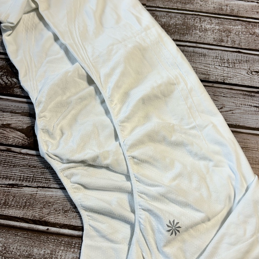 Athleta White Short Sleeve Tee - Picture 6 of 7